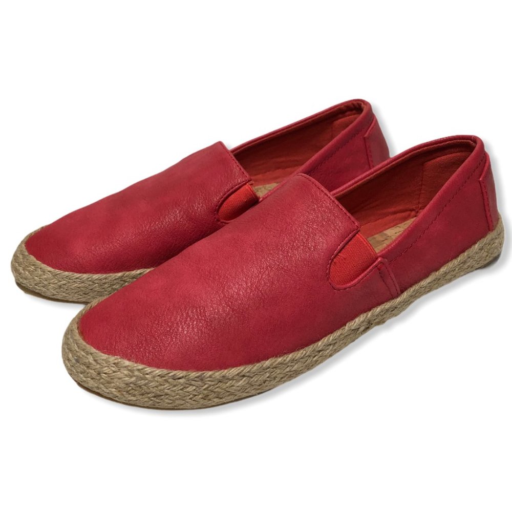 Seven Camp Verde Red Espadrilles-Sz 10